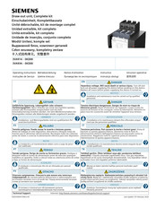 Siemens 3VA934-0KD00 Serie Notice D'utilisation