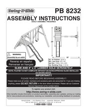 Playcore Swing-N-Slide PB 8232 Instructions De Montage