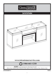 Twin-Star International ClassicFlame 26MM9404 Instructions De Montage