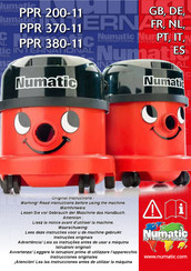 Numatic PPR 380-11 Mode D'emploi