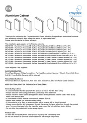 Croydex WC101469 Instructions De Montage