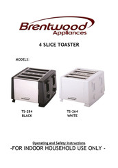 Brentwood Appliances TS-284 Consignes De Sécurité Et De Fonctionnement