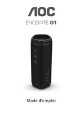 AOC ENCEINTE 01 Mode D'emploi