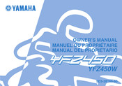Yamaha YFZ450 2006 Manuel Du Propriétaire
