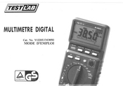 metex TESTLAB Y122HU Mode D'emploi