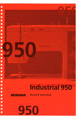 Bernina Industrial 950 Manual D'instructions