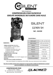 Lacme Silent 12/40 V SH Notice D'emploi
