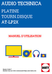 Audio-Technica AT-LP2X Manuel De L'utilisateur