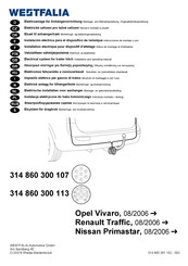 Westfalia Automotive 314 860 300 107 Notice De Montage Et D'utilisation