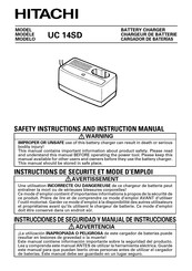 Hitachi UC 14SD Instructions De Sécurité Et Mode D'emploi