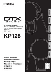 Yamaha DTX drums KP128 Mode D'emploi