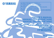 Yamaha YFM 350R Manuel Du Propriétaire