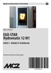 MCZ EGO-STAR Hydromatic 12 M1 Manuel D'installation Et D'utilisation