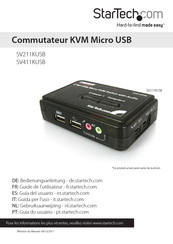 Startech SV211KUSB Guide De L'utilisateur