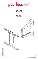 peerless-AV HA747PU Mode D'emploi