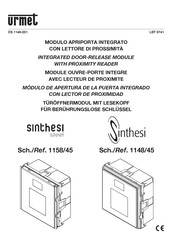 Urmet sinthesi 1148/45 Mode D'emploi