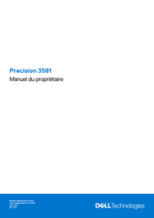 Dell Precision 3581 Manuel Du Propriétaire