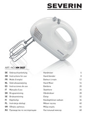 SEVERIN HM3827 Mode D'emploi