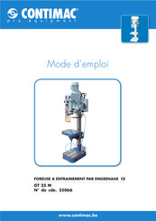 Contimac 35066 Mode D'emploi