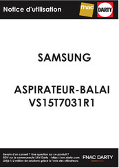 Samsung VS15T7031R1 Manuel D'utilisation