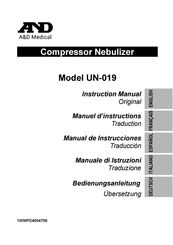 A&D Medical UN-019 Manuel D'instructions