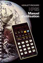 Hewlett Packard HP-25 Manuel D'utilisation