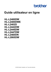 Brother HL-L2400DW Guide Utilisateur En Ligne