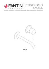 Fantini Rubinetti NOSTROMO SMALL G913B Instructions De Montage