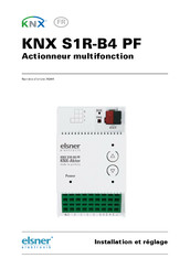 elsner elektronik KNX S1R-B4 PF Installation Et Réglage