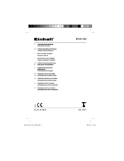 EINHELL BT-CD 18/2 Mode D'emploi D'origine