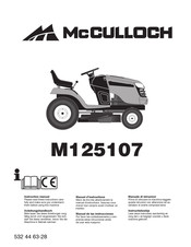 McCulloch M125107 Manuel D'instructions