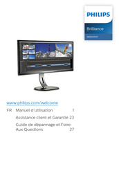 Philips Brilliance BDM3470UP/01 Manuel D'utilisation