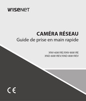 Wisenet XND-6081REV Guide De Prise En Main Rapide