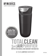 HoMedics TOTALCLEAN AP-T40-CA Mode D'emploi Et Informations Sur La Garantie