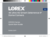 Lorex E893DD Serie Guide De Démarrage Rapide