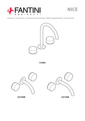 Fantini Rubinetti NICE S210SB Instructions De Montage