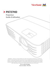 ViewSonic PX727HD Guide D'utilisation
