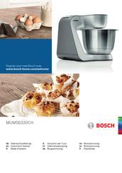 Bosch MUM56320CH Mode D'emploi