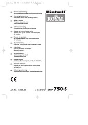 Einhell Royal SMP 750-S Mode D'emploi