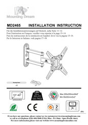 Mounting Dream MD2465 Instructions D'installation