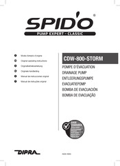 DIPRA SPID'O PUMP EXPERT CLASSIC CDW-800-STORM Mode D'emploi D'origine