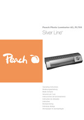 Peach Silver Line PL705 Mode D'emploi
