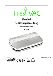 Braukmann FreshVAC VF 500 Mode D'emploi