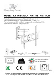 Mounting Dream MD2377-KT Instructions D'installation