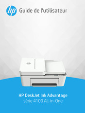 HP DeskJet Ink Advantage 4100 Serie Guide De L'utilisateur