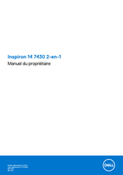 Dell Inspiron 14 7430 2-en-1 Manuel Du Propriétaire