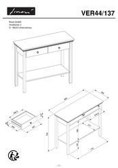 finori VER44/137 Instructions De Montage