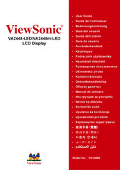 ViewSonic VA2448-LED Guide De L'utilisateur