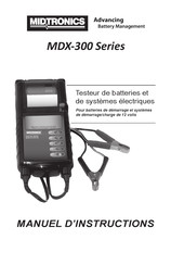 Midtronics MDX-300 Serie Manuel D'instructions