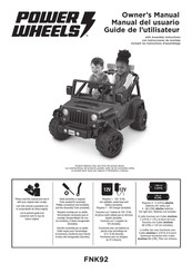 Power Wheels FNK92 Guide De L'utilisateur